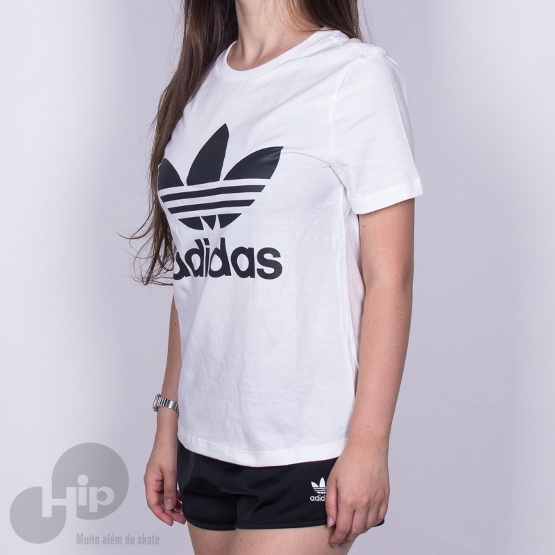 Camiseta Adidas Trefoil Branca