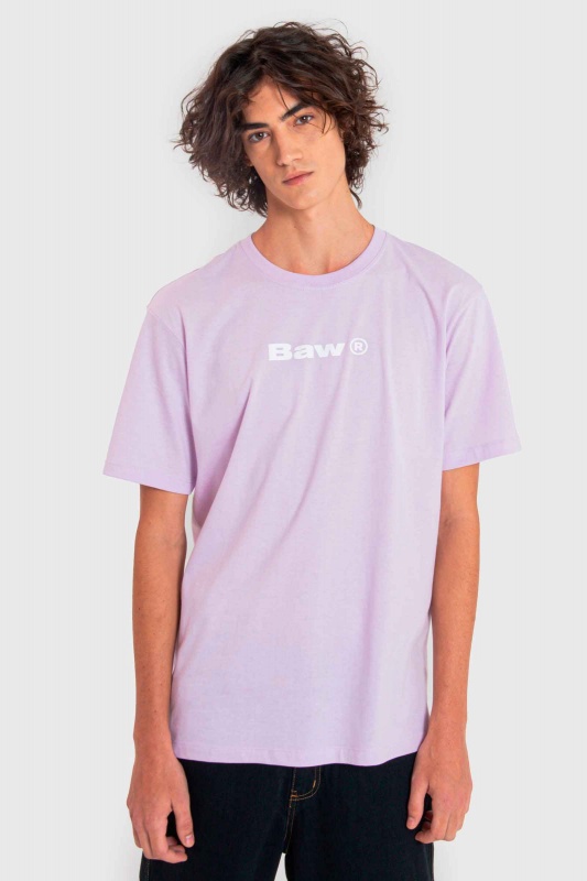 Camiseta Baw Regular Logo Lils