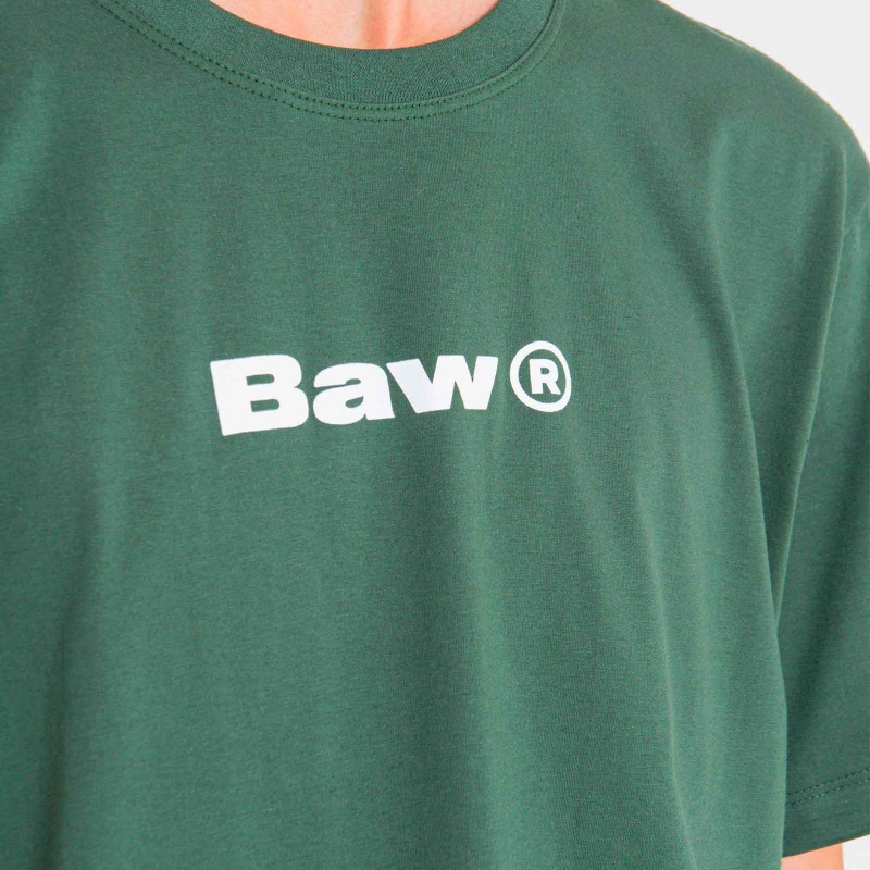 Camiseta Baw Regular Logo Verde