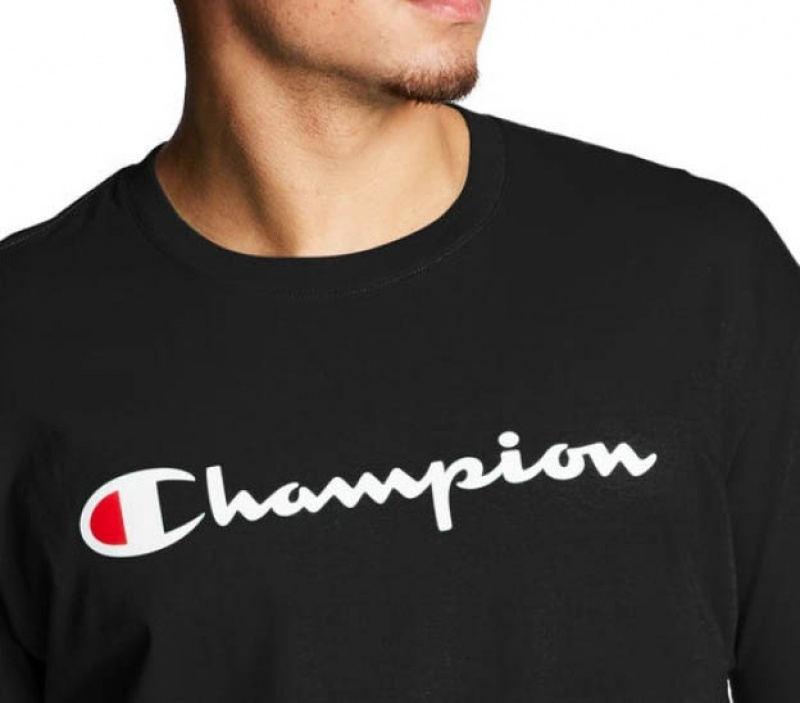 Camiseta Champion Logo Script Ink Preto
