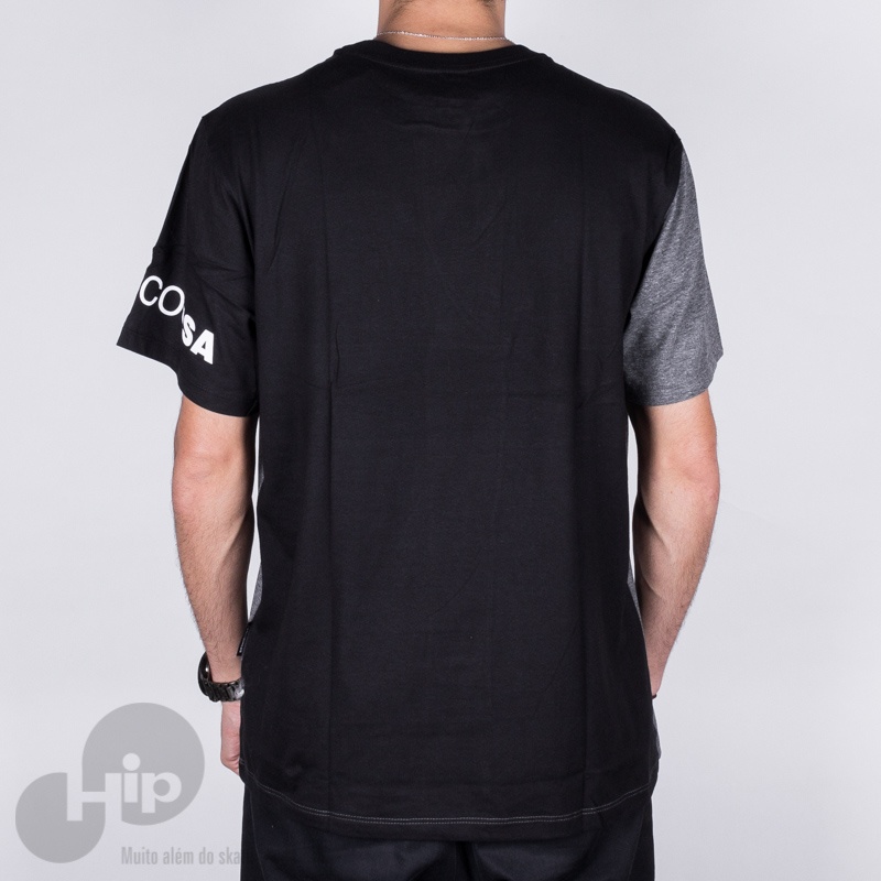 Camiseta Dc Shoes Clewiston Cinza Escuro