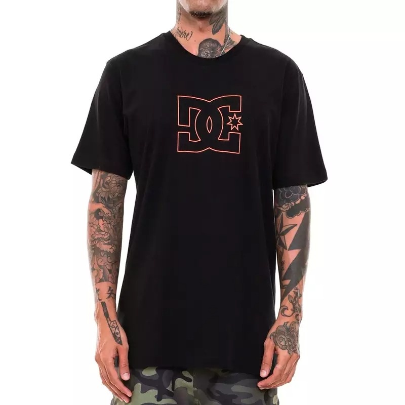 Camiseta Dc Shoes Outline Star Large Preto