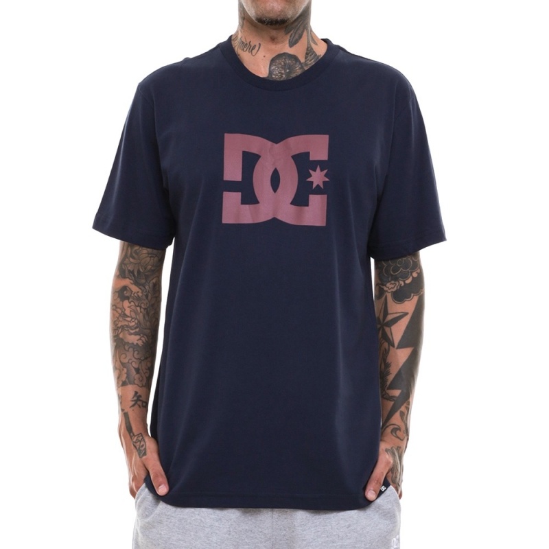 Camiseta Dc Shoes Star Color Large Azul Escuro