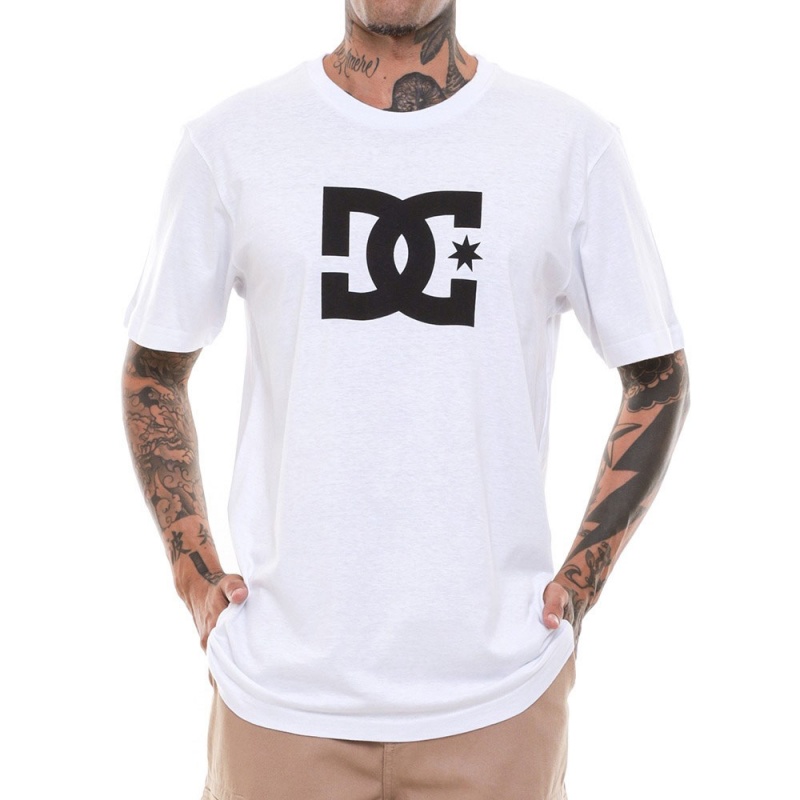 Camiseta Dc Shoes Star Hss Branco