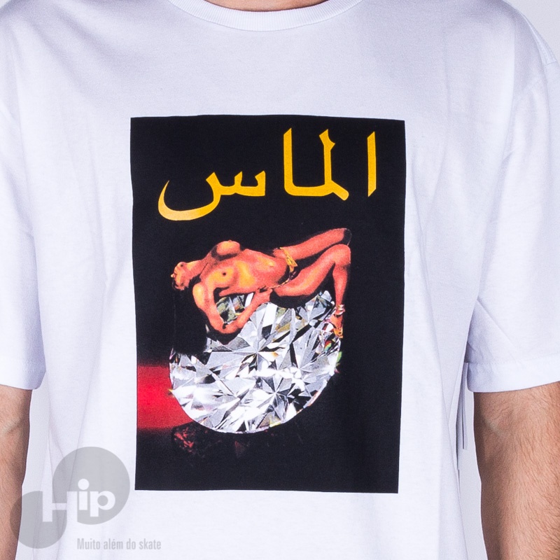 Camiseta Diamond Arabic Lady Branca