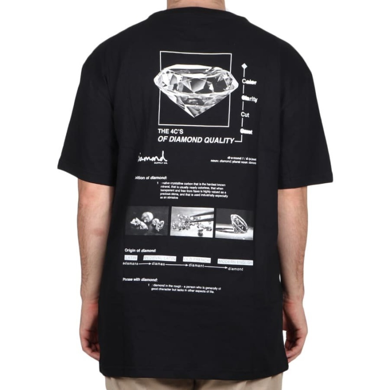 Camiseta Diamond Blueprint Preto