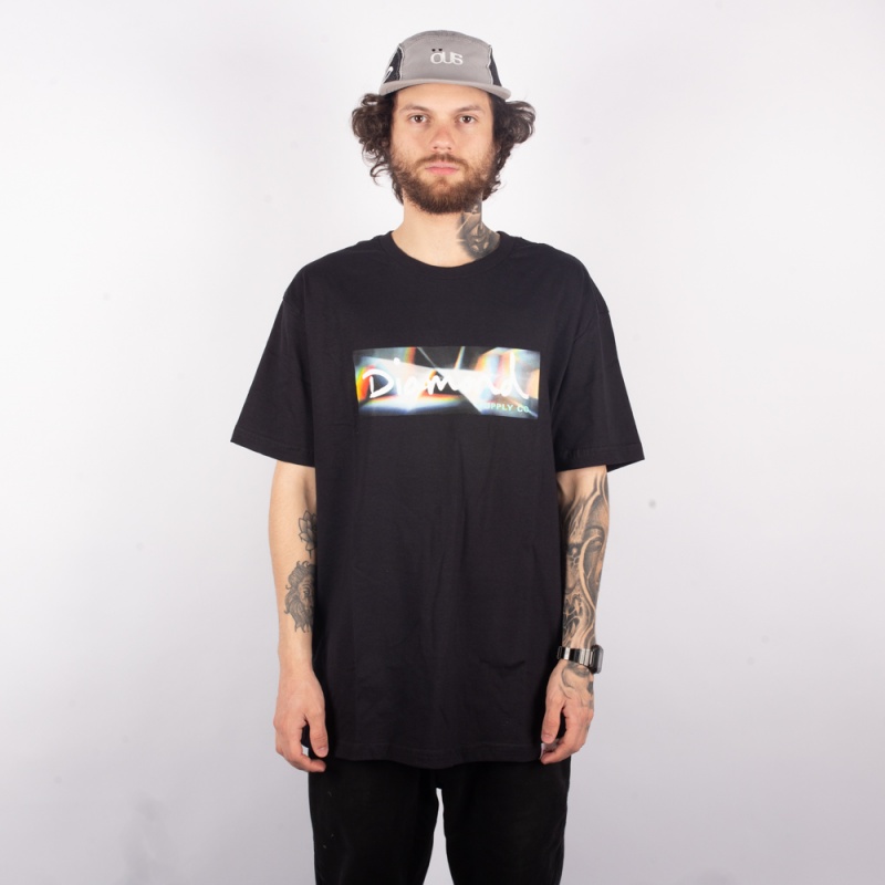 Camiseta Diamond Brilliance Box Large Preto