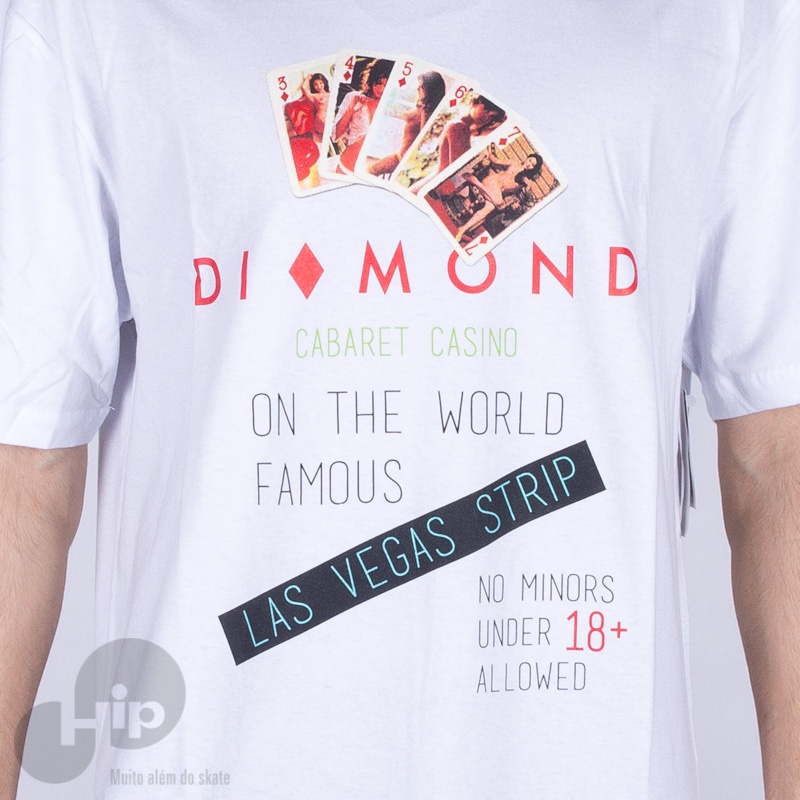 Camiseta Diamond Casino Branca
