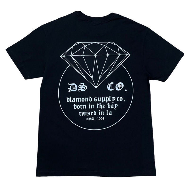 Camiseta Diamond DSCO. Preto