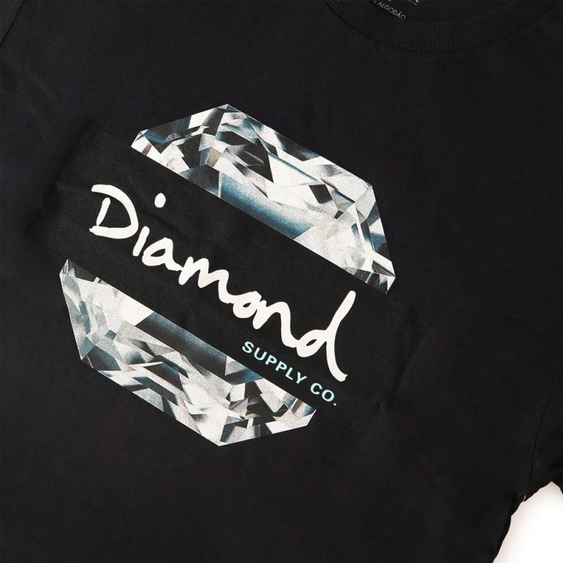 Camiseta Diamond Gem Box Preto