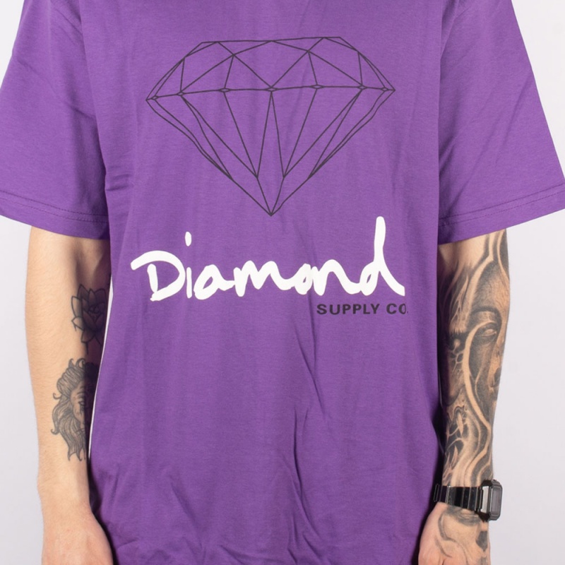 Camiseta Diamond Og Sign Lils