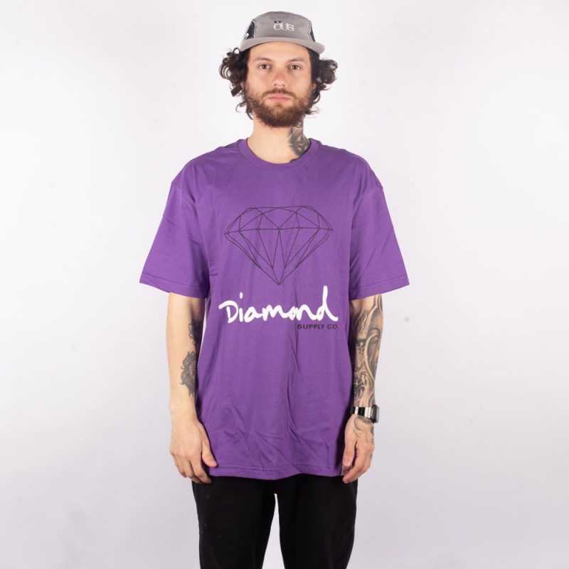 Camiseta Diamond Og Sign Lils