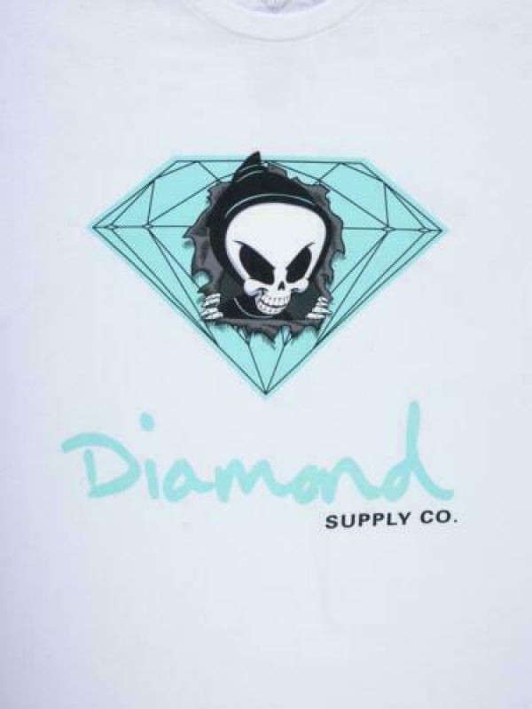 Camiseta Diamond x Reaper Sign Blind Branco