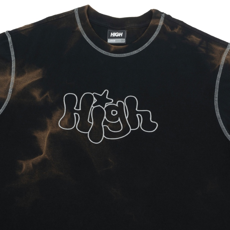 Camiseta High Dyed Bubbly Preto