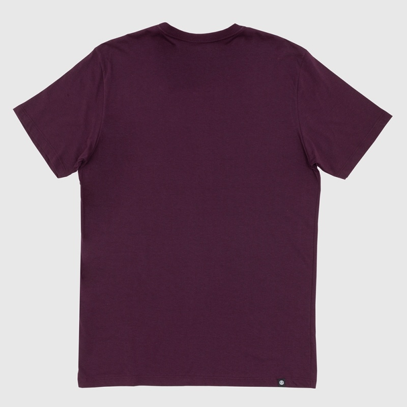 Camiseta Element Blain Chest Vinho