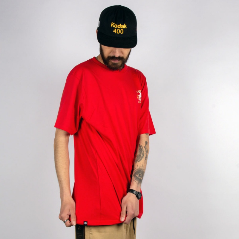 Camiseta Element CA NY Eagle Vermelho