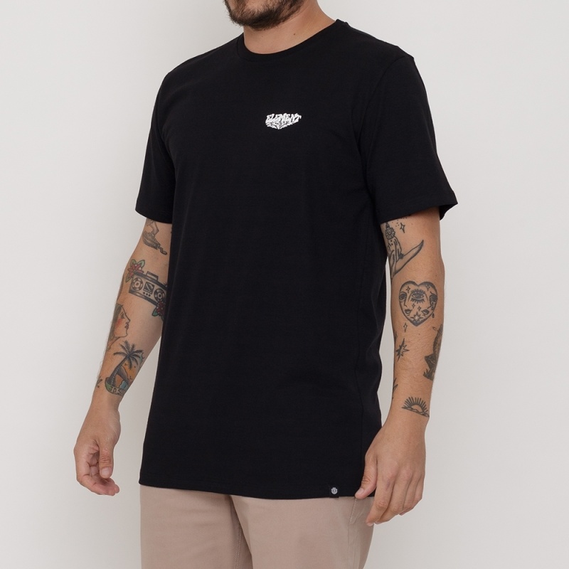 Camiseta Element Gibson Preto