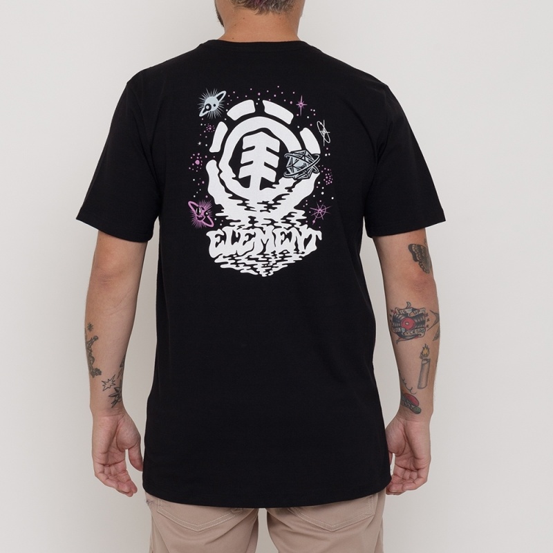 Camiseta Element Gibson Preto