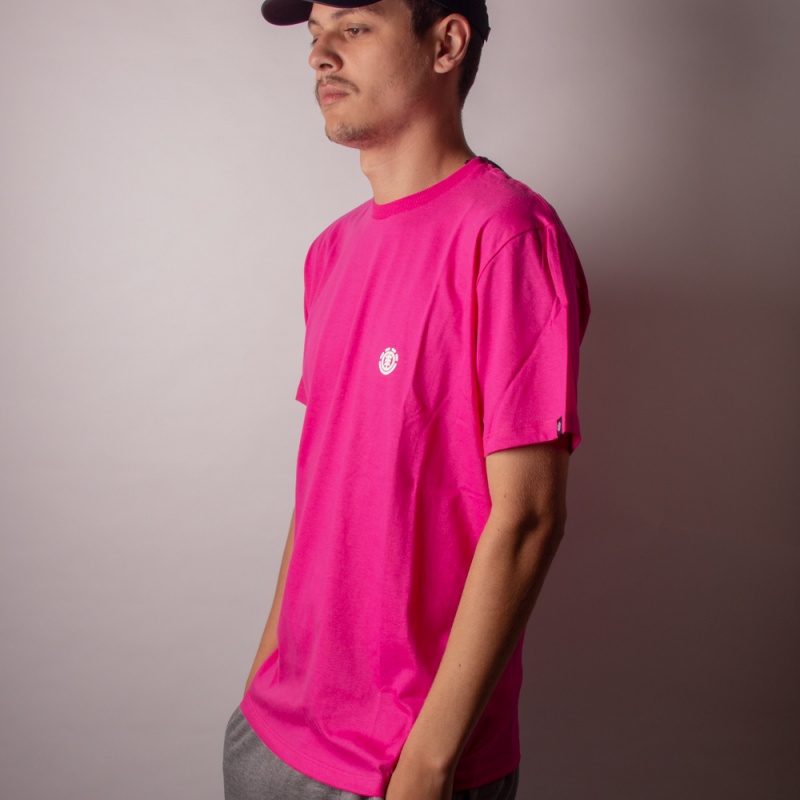 Camiseta Element Logo Chest Rosa