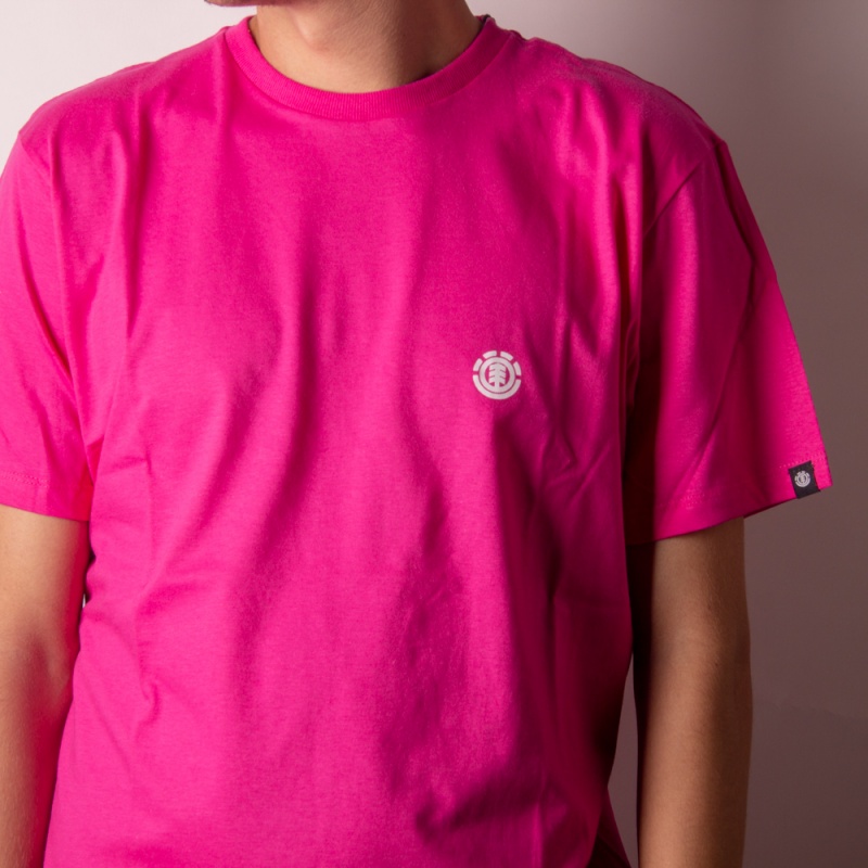 Camiseta Element Logo Chest Rosa