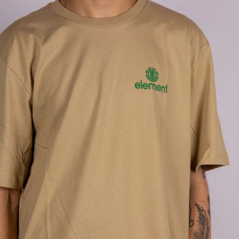 Camiseta Element Peaks Bege