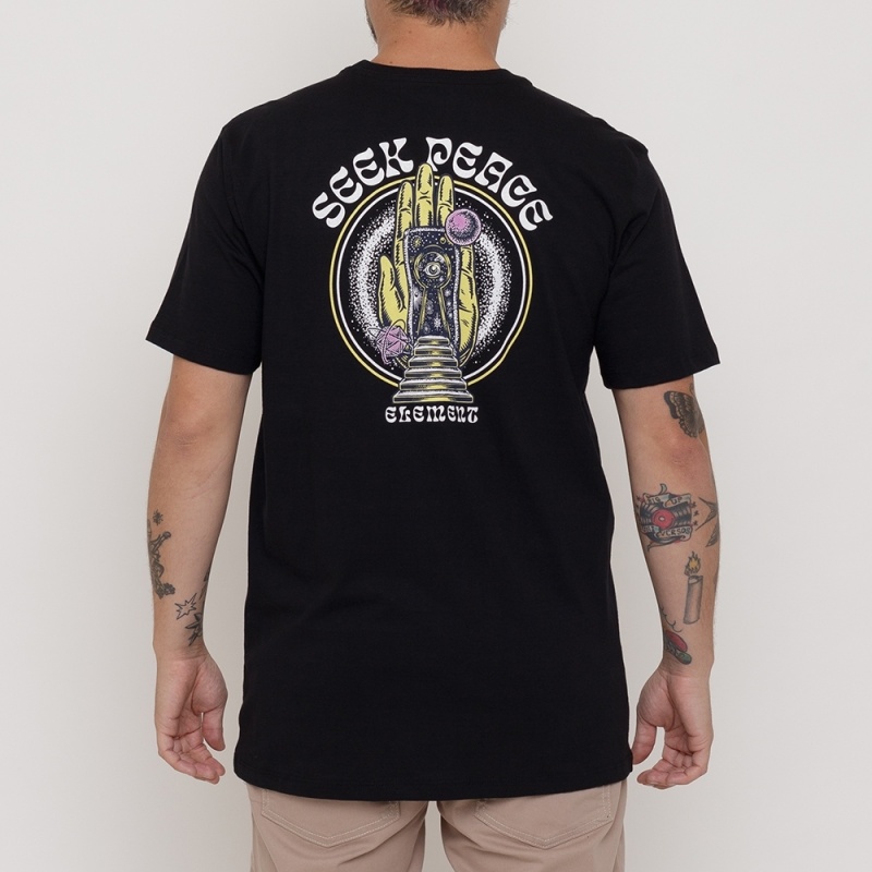 Camiseta Element Seek Peace Preto