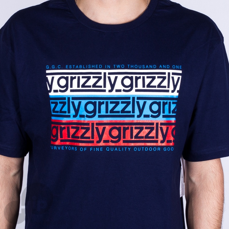 Camiseta Grizzly Birminghan Azul Escuro