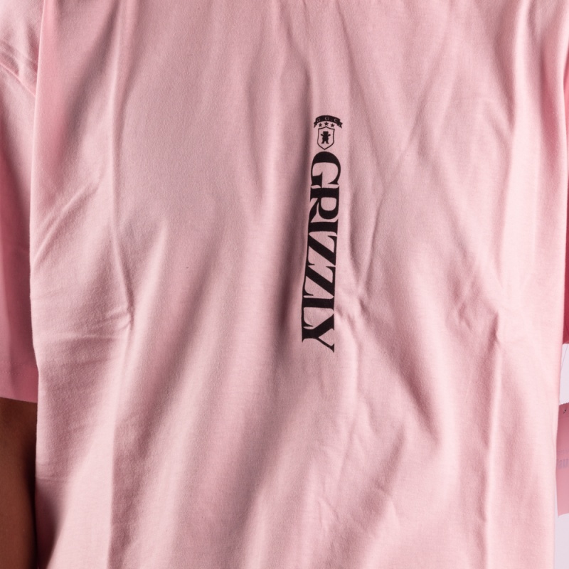 Camiseta Grizzly Milano Rosa