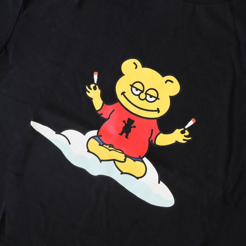 Camiseta Grizzly Peace Bear Preto