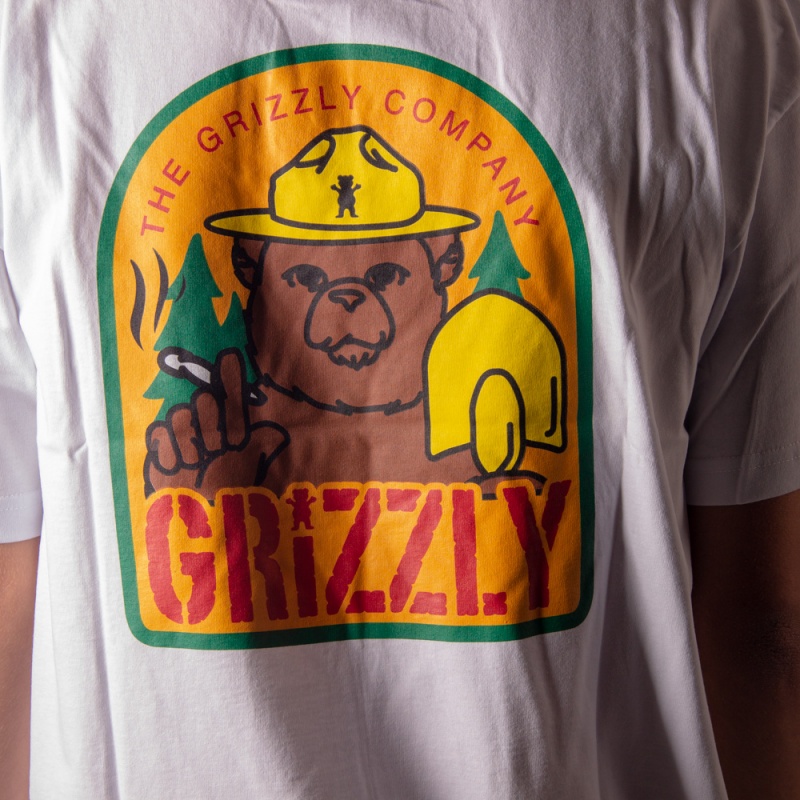 Camiseta Grizzly Prevention Branco