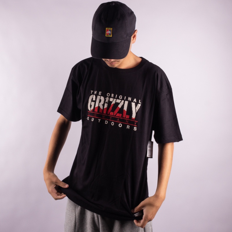 Camiseta Grizzly Rocky Mountain High Preto