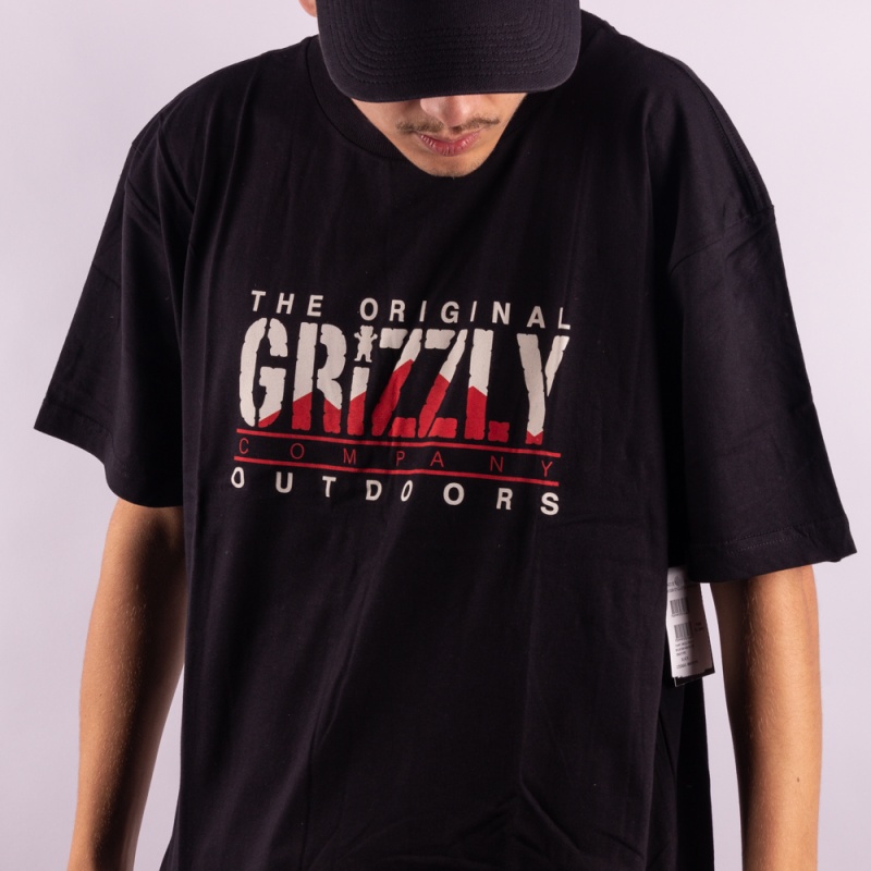 Camiseta Grizzly Rocky Mountain High Preto