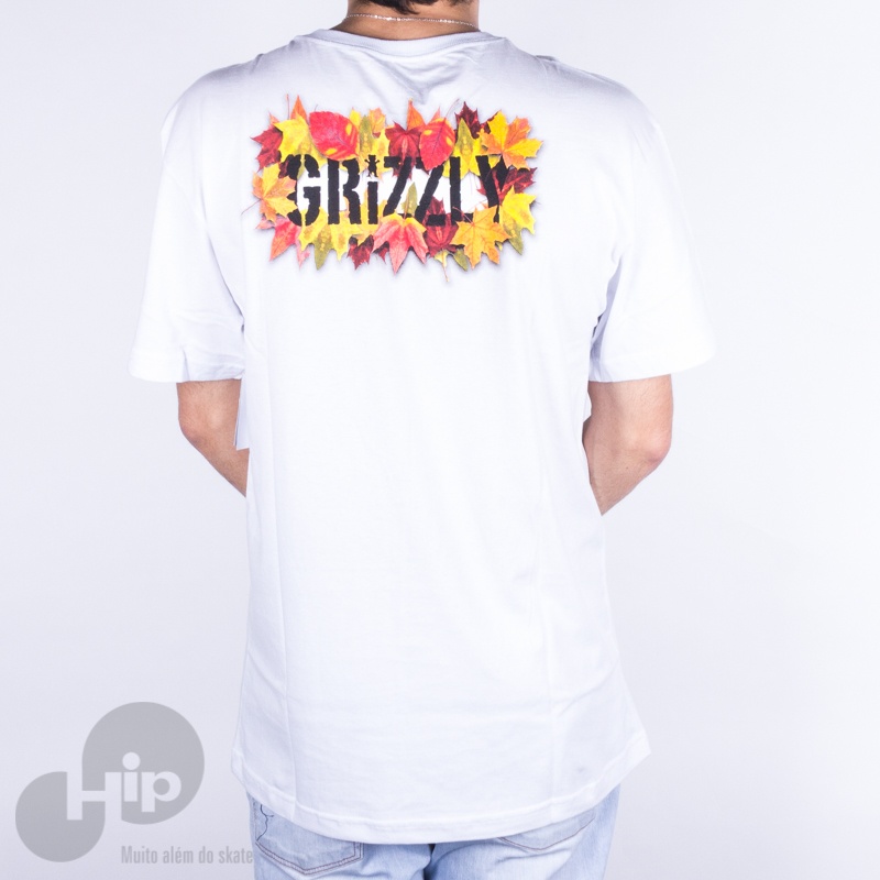 Camiseta Grizzly Seasonal Stamp Branca