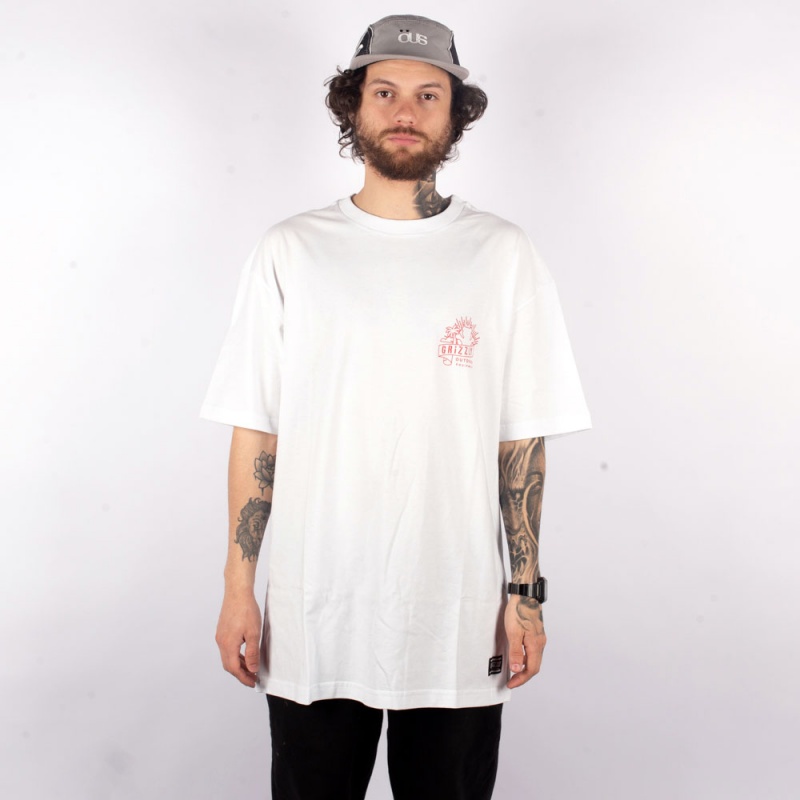 Camiseta Grizzly Shorebreak Branco