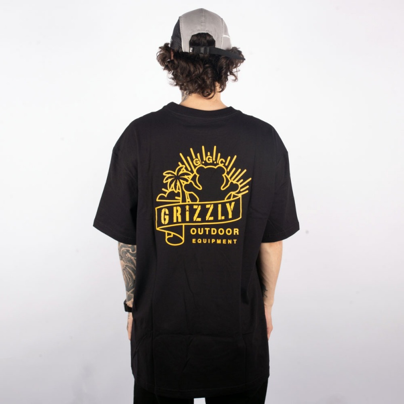 Camiseta Grizzly Shorebreak Preto