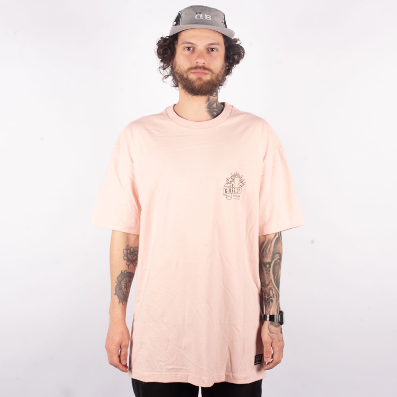 Camiseta Grizzly Shorebreak Rosa