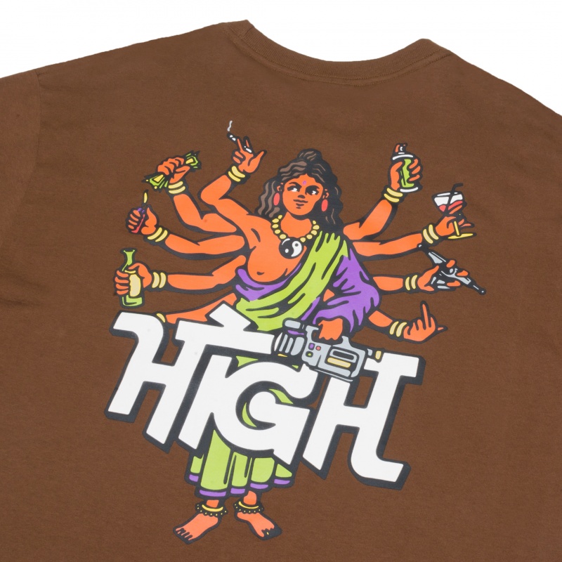 Camiseta High Goddess Marrom