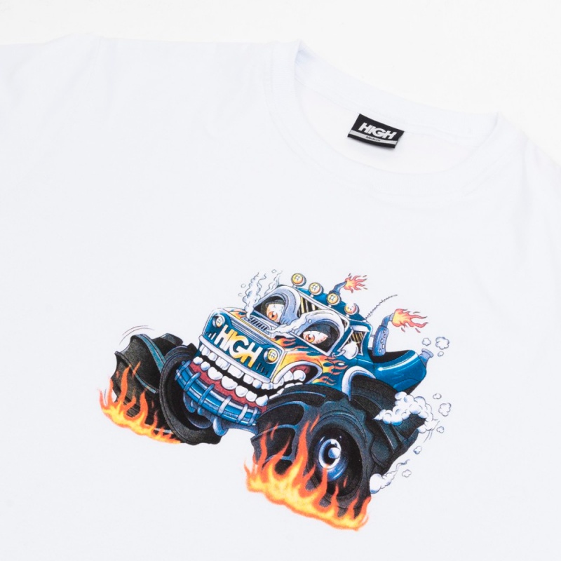 Camiseta High Monster Truck Branco