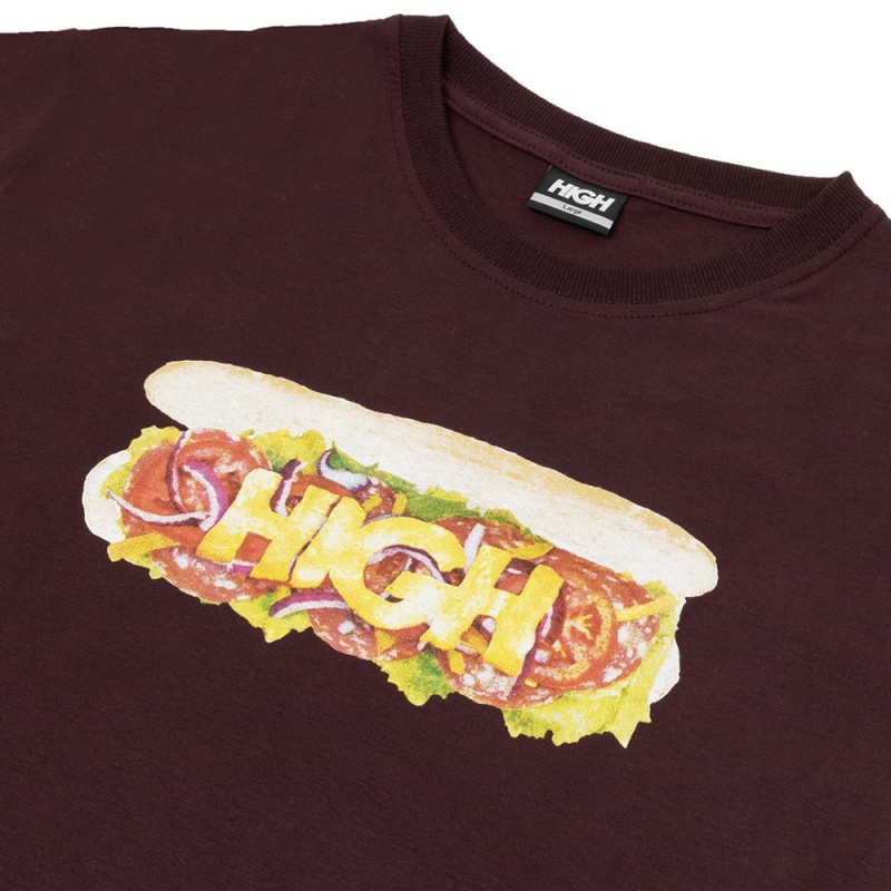 Camiseta High Sandwich Vinho
