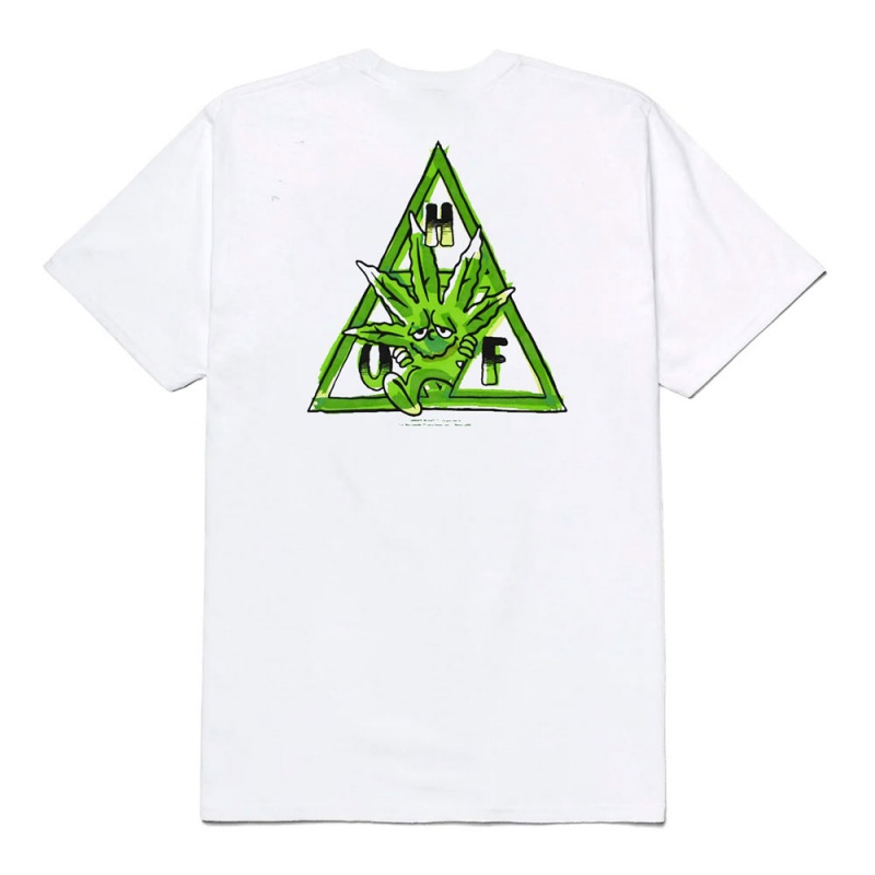 Camiseta Huf Green Buddy Branco