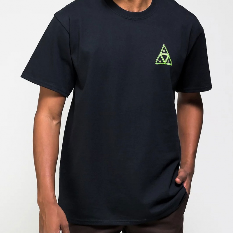 Camiseta Huf Green Buddy Preto