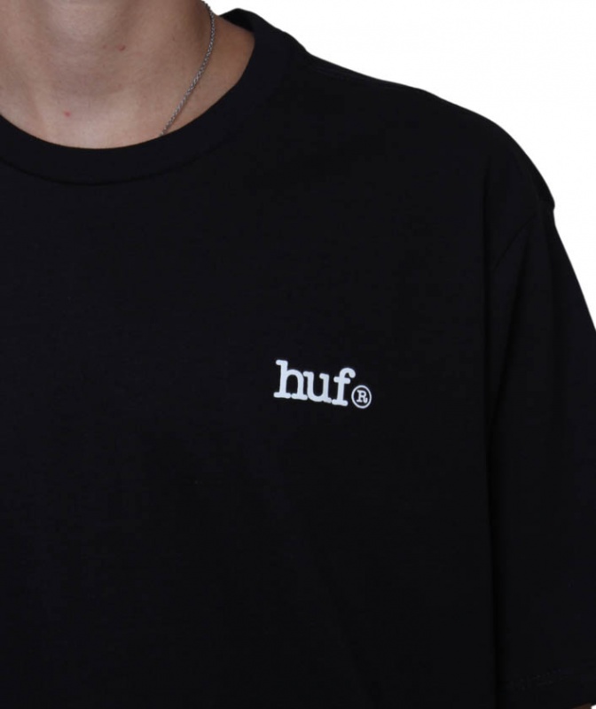 Camiseta Huf Neu Rose Preto