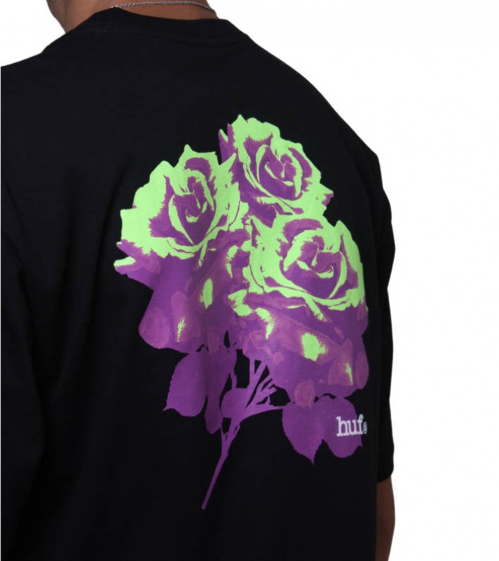 Camiseta Huf Neu Rose Preto