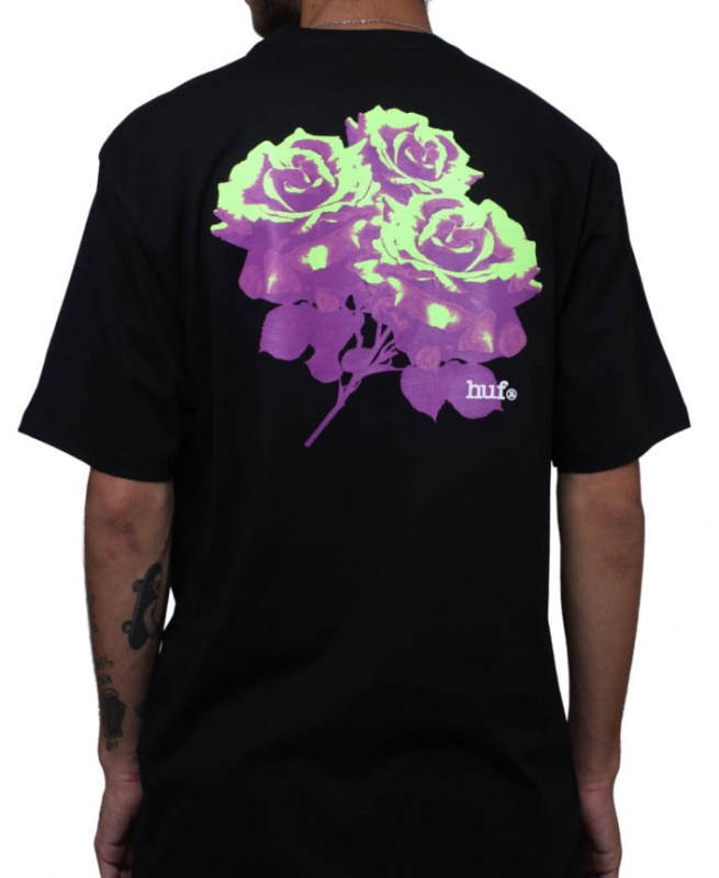 Camiseta Huf Neu Rose Preto