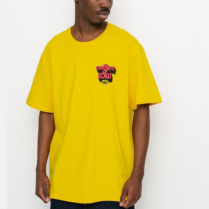 Camiseta Huf Opposite Of Low Amarelo