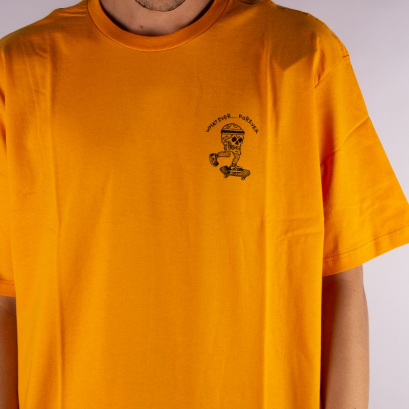 Camiseta Lakai Skull Laranja