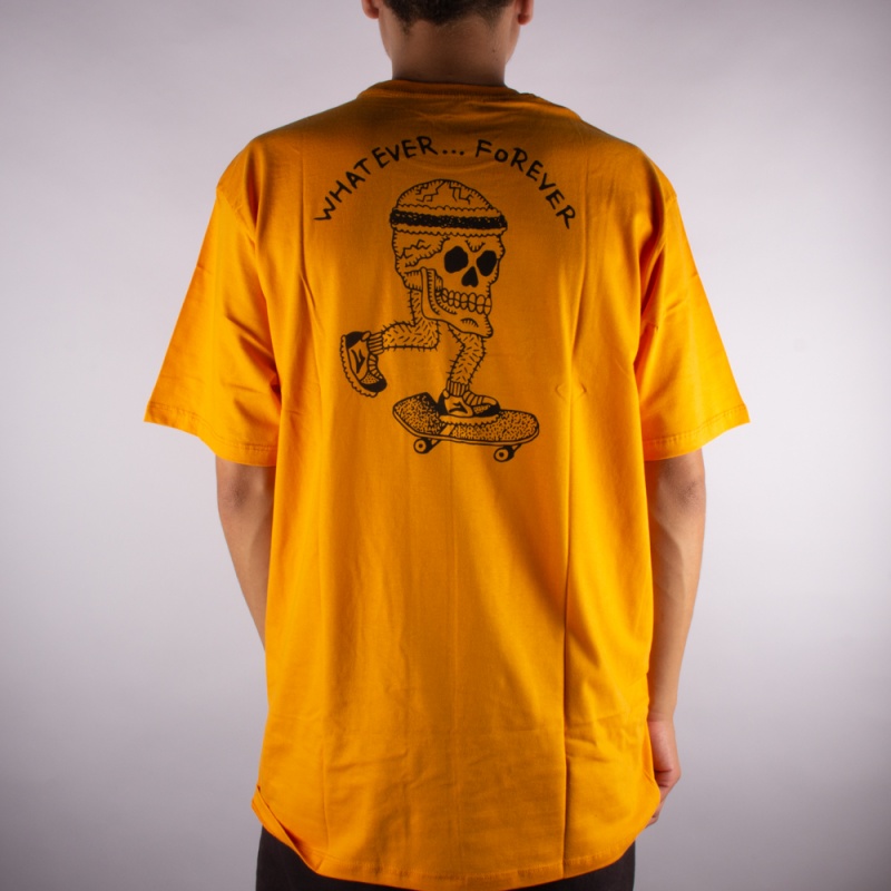 Camiseta Lakai Skull Laranja