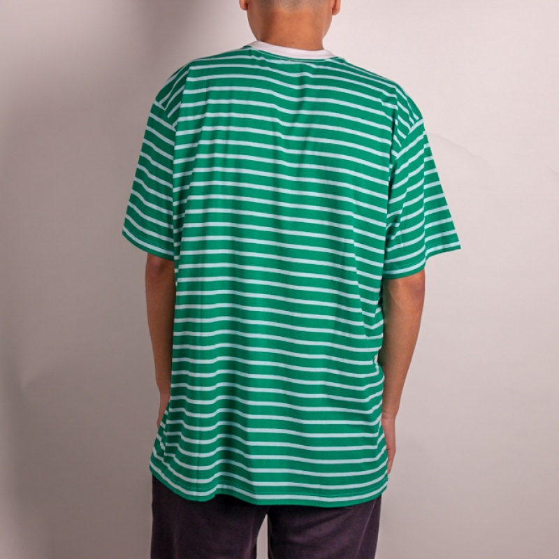 Camiseta Listrada Lakai Limited Verde