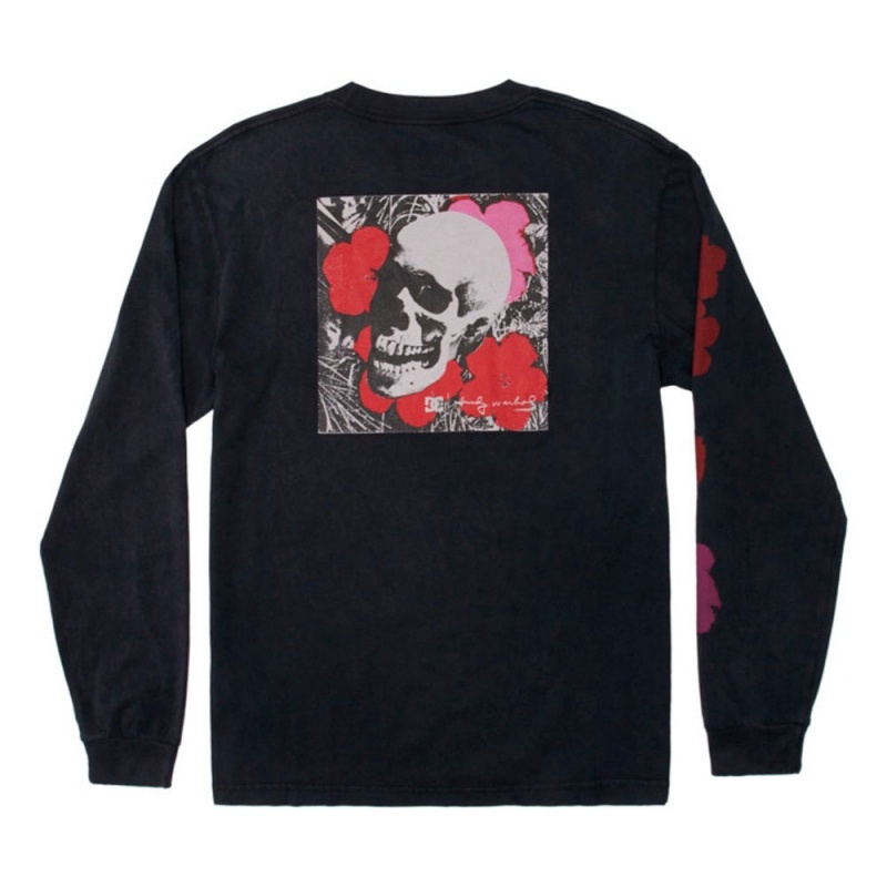 Camiseta Manga Longa Dc Shoes Andy Warhol Life And Death