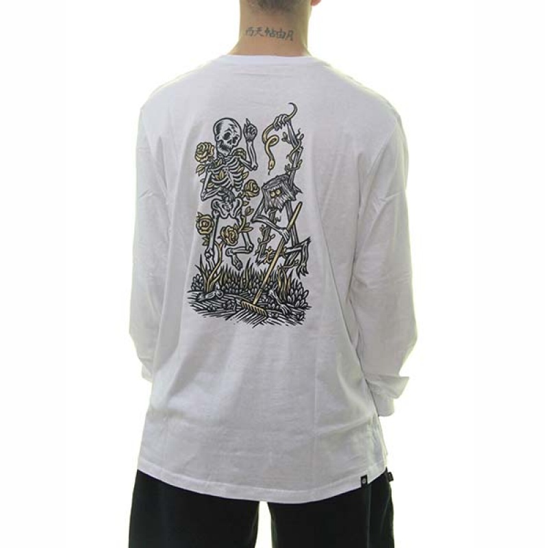 Camiseta Manga Longa Element Dance Branco